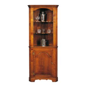 Corner Display Cabinet - Oak Dressers & Cupboards - Tudor Oak, UK