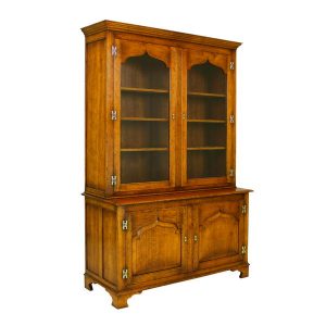 Living Room Storage Cabinet with Doors - Oak Cupboards - Tudor Oak