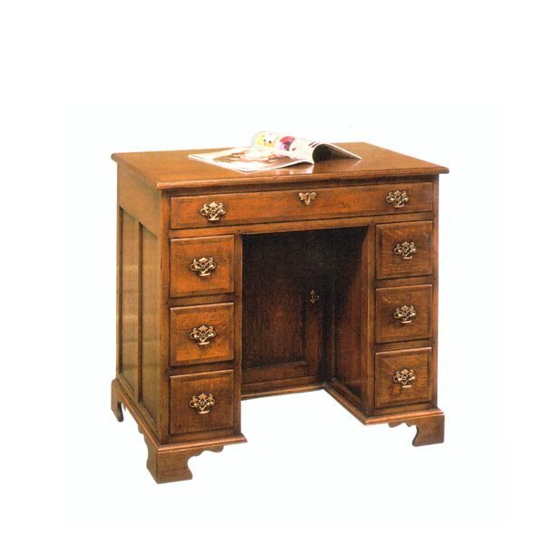 Small Oak Desk - Solid Oak Desks & Writing Tables - Tudor Oak, UK