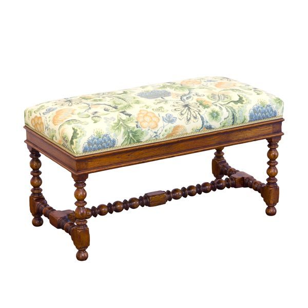 Upholstered Bench - Oak Benches, Settles & Stools - Tudor Oak, UK