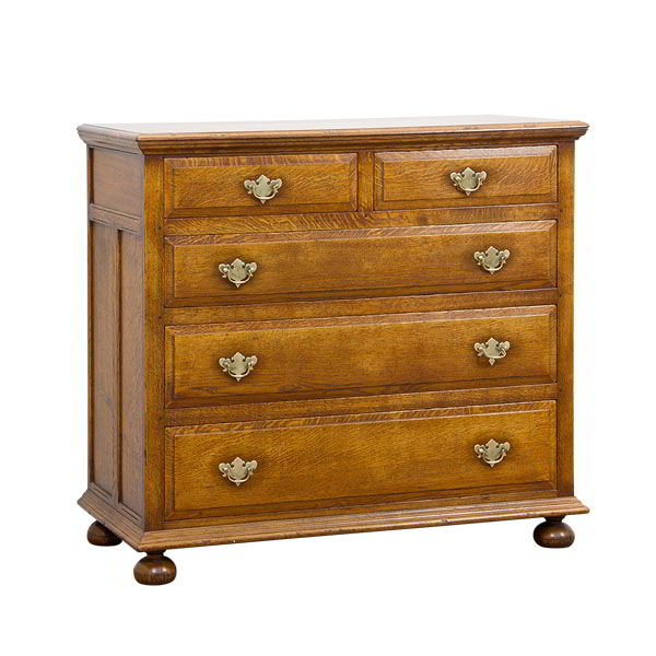 Large Chest of Drawers - Solid Oak Chests of Drawers - Tudor Oak, UK