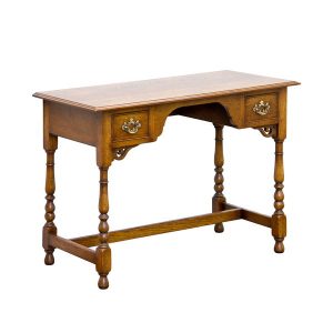 Small Wooden Desk - Solid Oak Desks & Writing Tables - Tudor Oak, UK