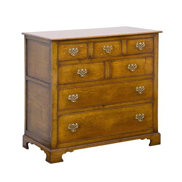 Wooden Chest of Drawers - Solid Oak Chests of Drawers - Tudor Oak, UK