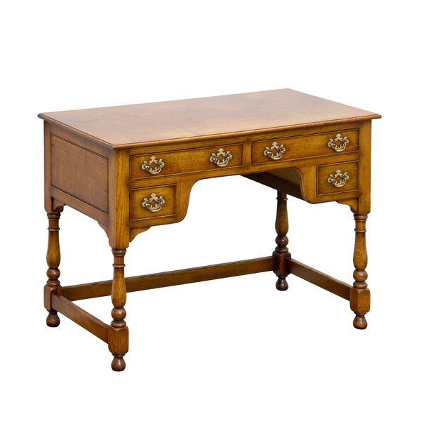 Small Writing Table - Solid Oak Desks & Writing Tables - Tudor Oak, UK