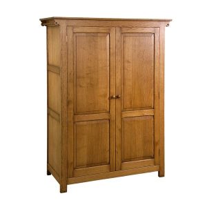 Rustic Wardrobe - Modern Oak Furniture - Tudor Oak, UK