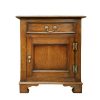 Wooden Bedside Table - Solid Oak Bedside Tables & Cabinets - Tudor Oak