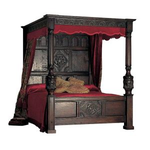 Four Poster Bed Frame - Handmade Bespoke Solid Oak Beds - Tudor Oak UK