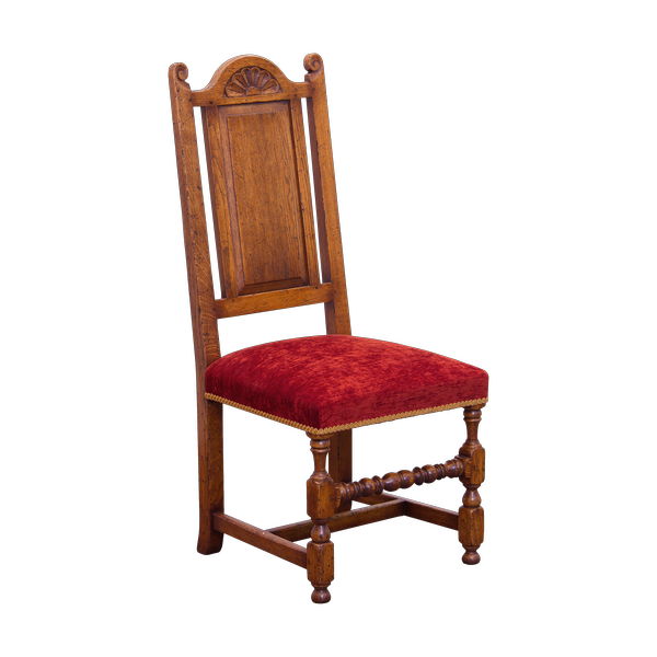 Traditional Wooden Dining Chair - Oak Dining Chairs - Tudor Oak, UK