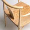 Evie Armchair - In the Style of Wishbone Armchair - Tudor Oak, UK