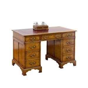 Small Desk with Drawers - Solid Oak Desks & Writing Tables - Tudor Oak