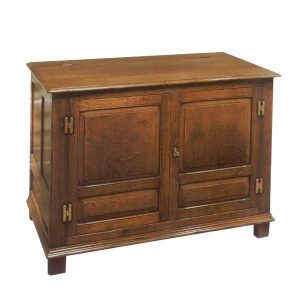 Wooden HiFi Cabinet - Oak TV Cabinets & Media Units - Tudor Oak, UK