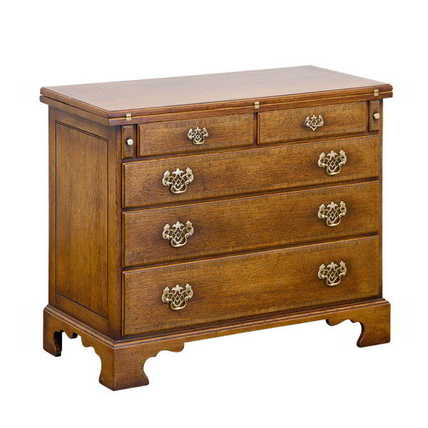 Short Chest of Drawers - Solid Oak Chests of Drawers - Tudor Oak, UK