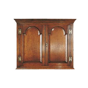 Oak Wall Cupboard - Solid Wood Dressers & Cupboards - Tudor Oak, UK