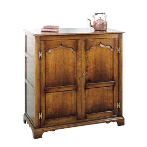 Oak Storage Cupboard - Solid Wood Dressers & Cupboards - Tudor Oak, UK