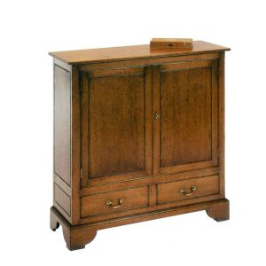 Small Cupboard - Solid Oak Dressers & Cupboards - Tudor Oak, UK