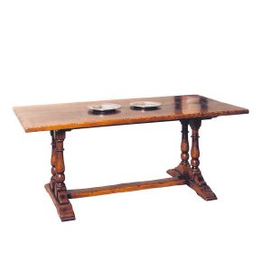 Rustic Oak Dining Table - Solid Oak Dining Tables - Tudor Oak, UK