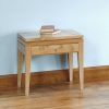 Light Oak Side Table - Modern Oak Furniture - Tudor Oak, UK
