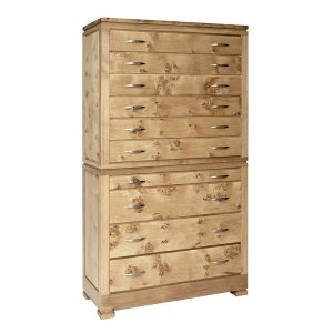 Solid Oak Chests Of Drawers Tall, Extra Large Tall Dresser
