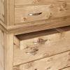 Light Oak High Chest of Drawers - Modern Oak Furniture - Tudor Oak, UK