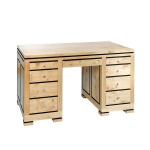 Light Oak Desk with Drawers - Modern Oak Furniture - Tudor Oak, UK
