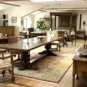 Traditional Oak Furniture Sale in Tudor Oak Showroom