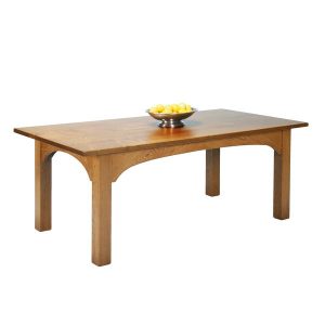 Rustic Dining Table - Modern Oak Furniture - Tudor Oak, UK